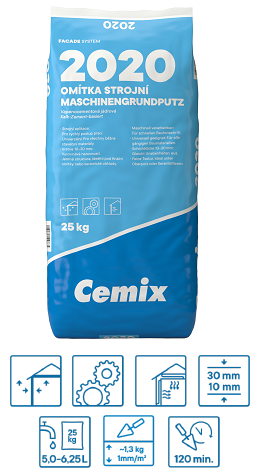 cemix 2020 omítka strojní